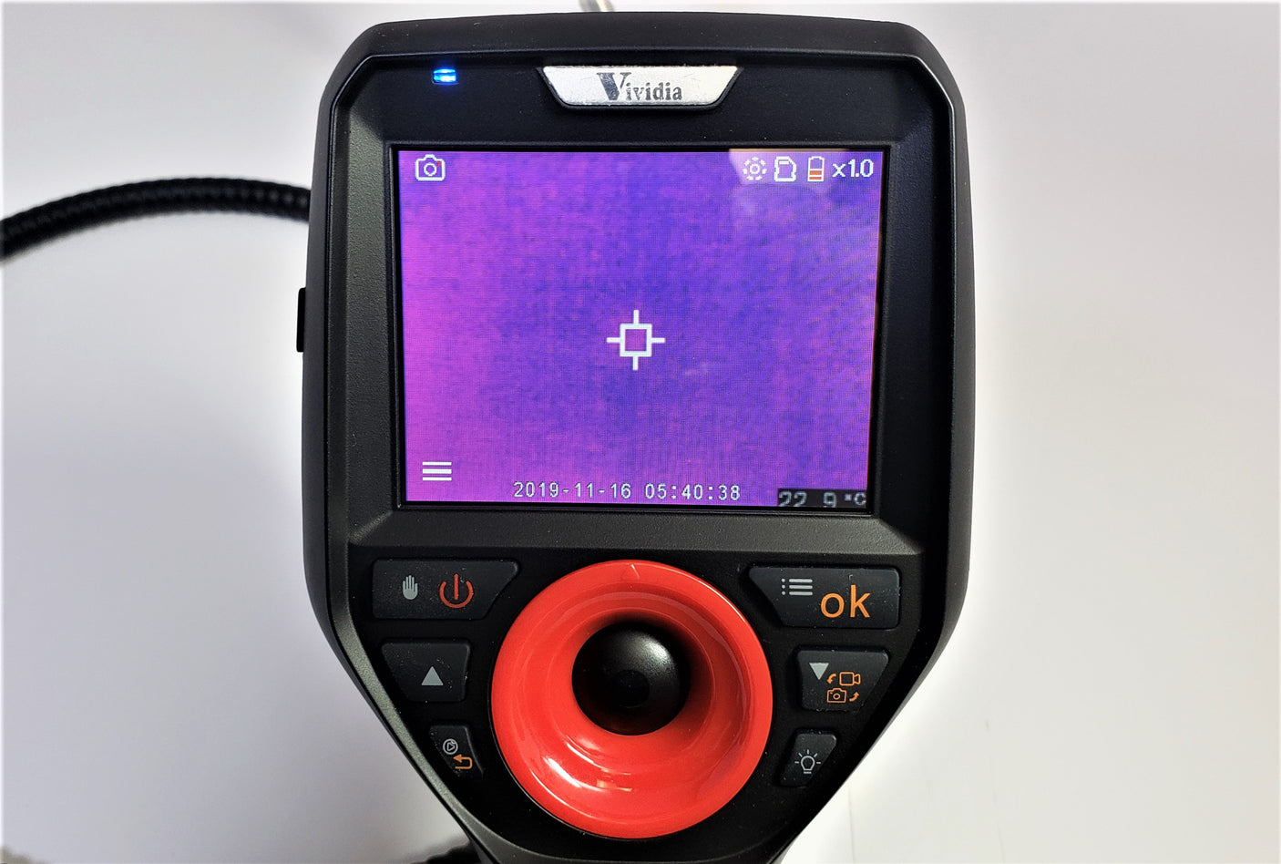 Vividia TB-1710 Handheld Thermal Imaging Camera Borescope with 17mm Diameter Probe