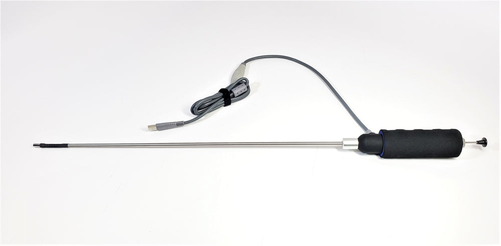 Vividia AbleScope VA-406 USB Rigid Borescope Endoscope with 180 Degree Articulating 6mm Diameter 40cm Long Probe and LED Lights