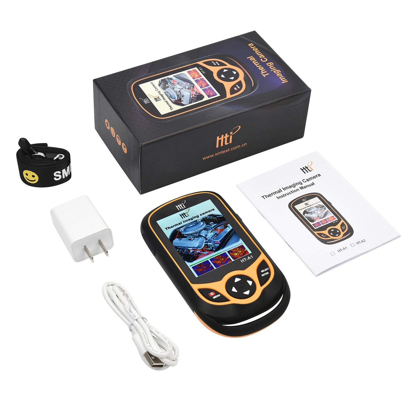 Vividia HT-A1 IR Infrared Thermal Imaging Camera Resolution 220x160 with 3.2" Color Display Screen Temperature Range -4~572°F Pocket Size