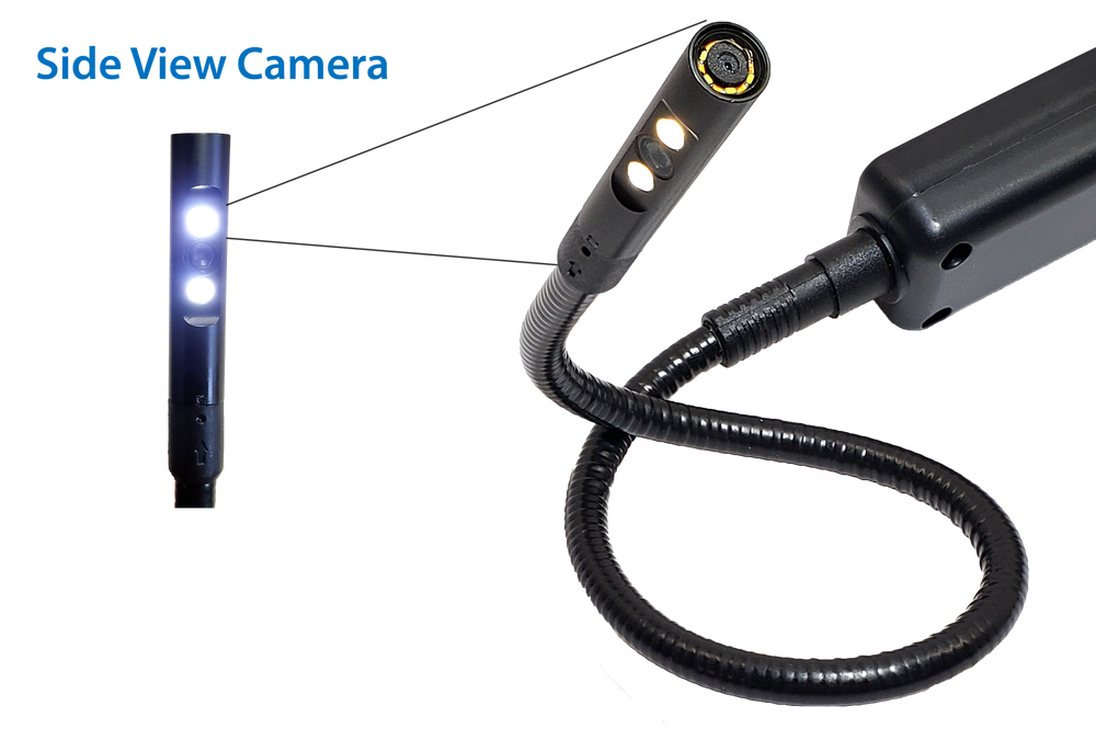 Vividia BD-8530 Dual Camera Borescope with 8.5mm Diameter 30cm Long Probe  and 3.5" LCD Wireless Monitor