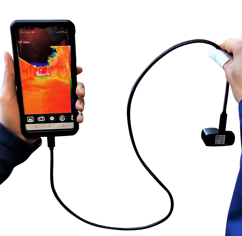 Vividia HTi HT-201 Thermal Imaging Camera for Android Phone and Tablet with IR Resolution 320x240