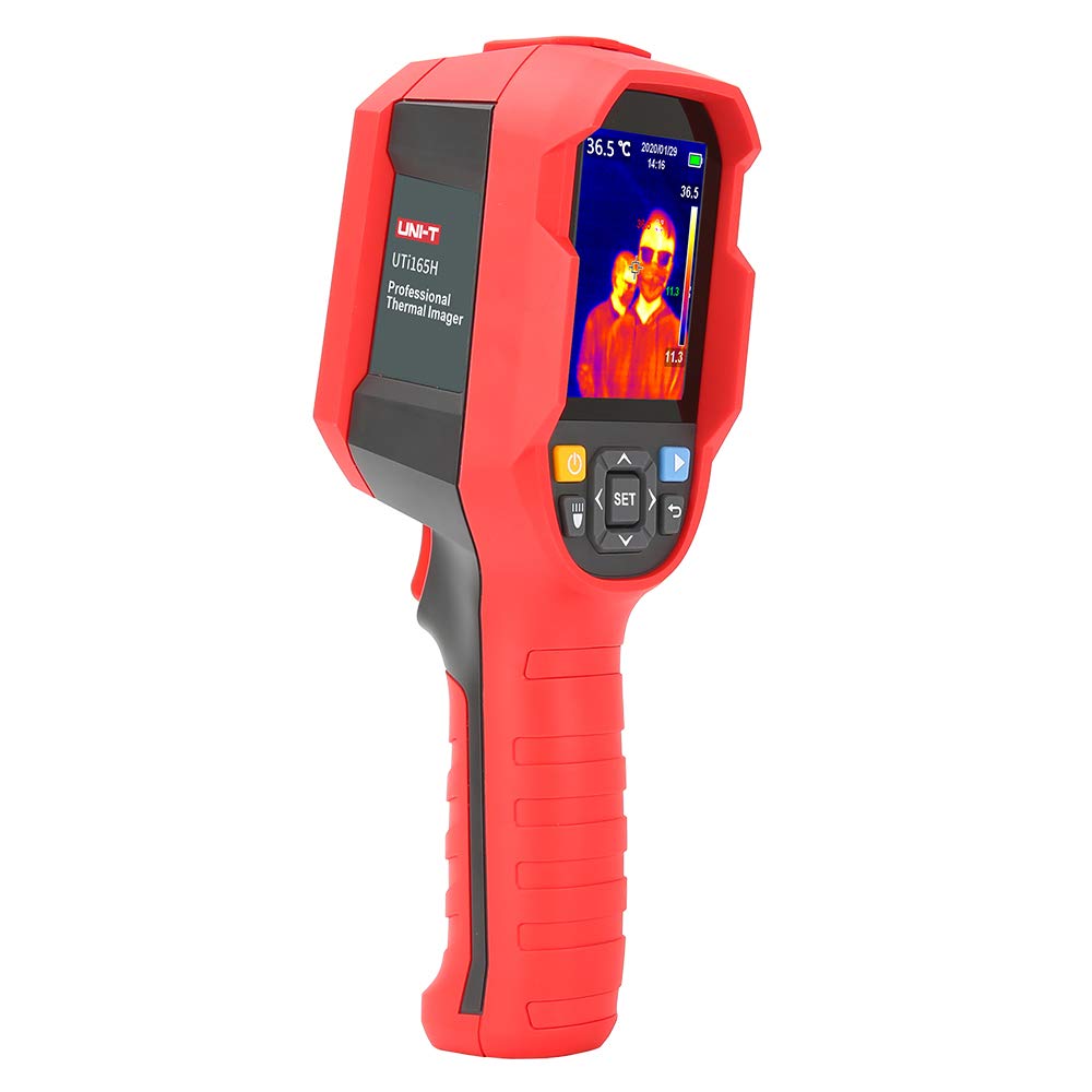 Vividia 220K Body Temperature Fever Detection Thermal Imaging Camera 30°C - 45°C (86°F - 113°F) with Resolution 200x150 and 2.8" LCD Screen and Real-Time PC Streaming and High Temperature Alarm