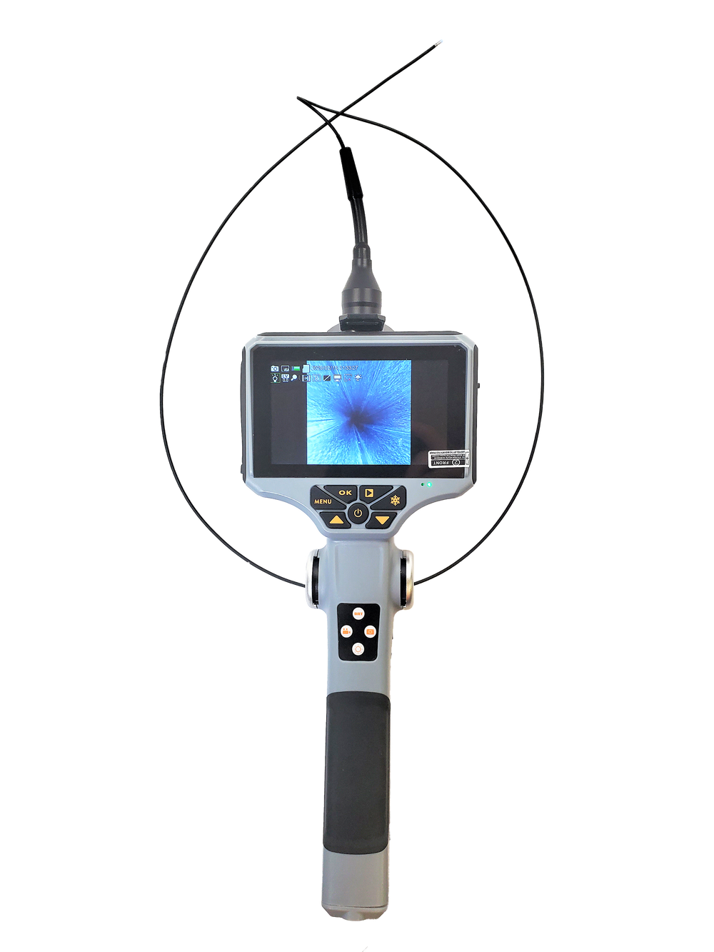 Vividia NP-0 Series 0.95mm to 2.8mm Flexible Small Diameter Video Borescope 5" Monitor Optical Fiber Lighting