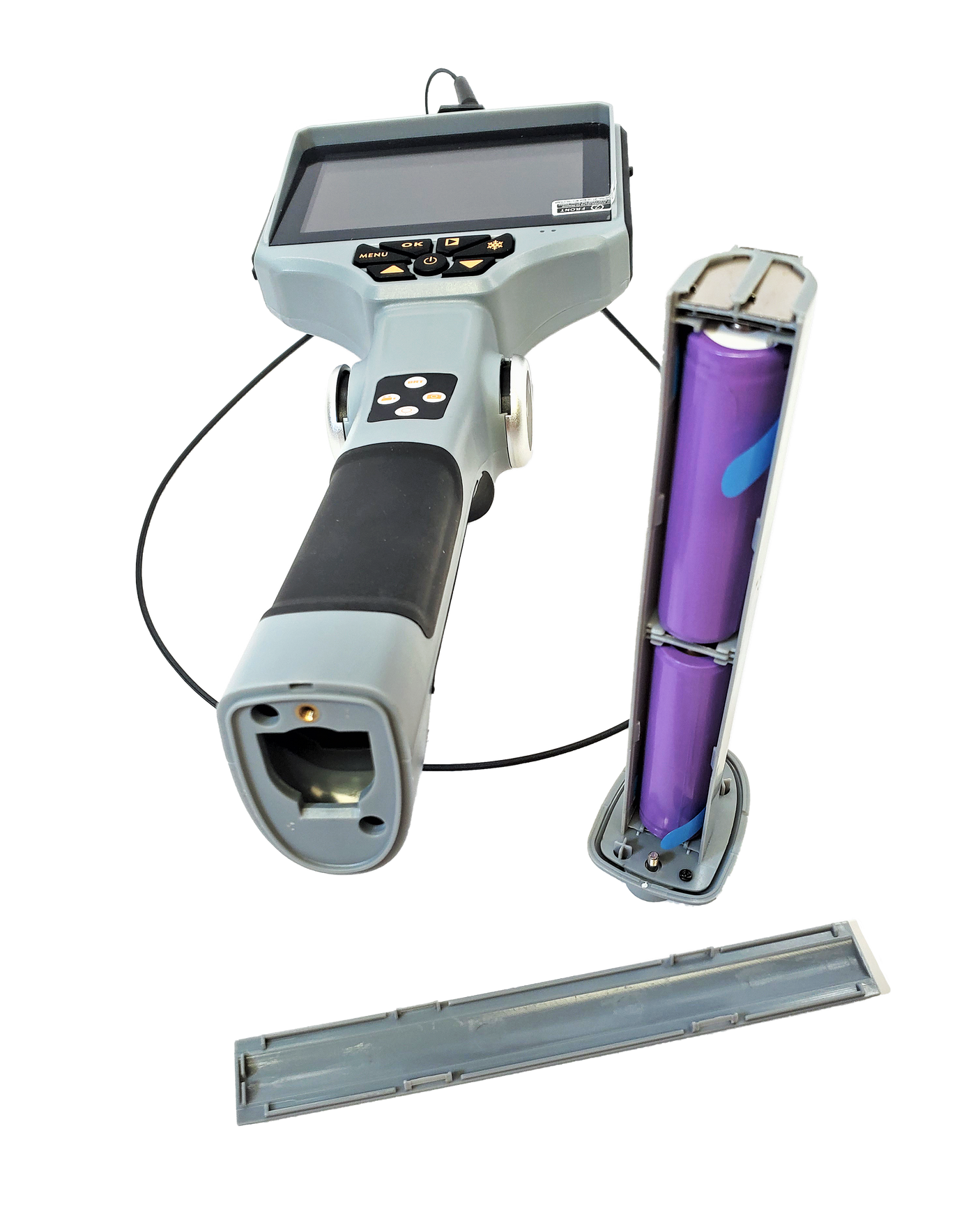 Vividia NP-0 Series Flexible 0.75mm to 2.8mm Small Diameter Video Borescope 5" Monitor Optical Fiber Lighting