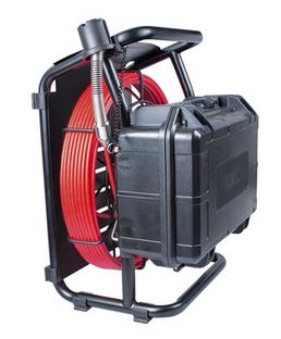 Vividia VS-749B All-in-One FHD 1920x1080 40m 131ft Push-Rod Pipe Inspection Camera 10" Display Monitor