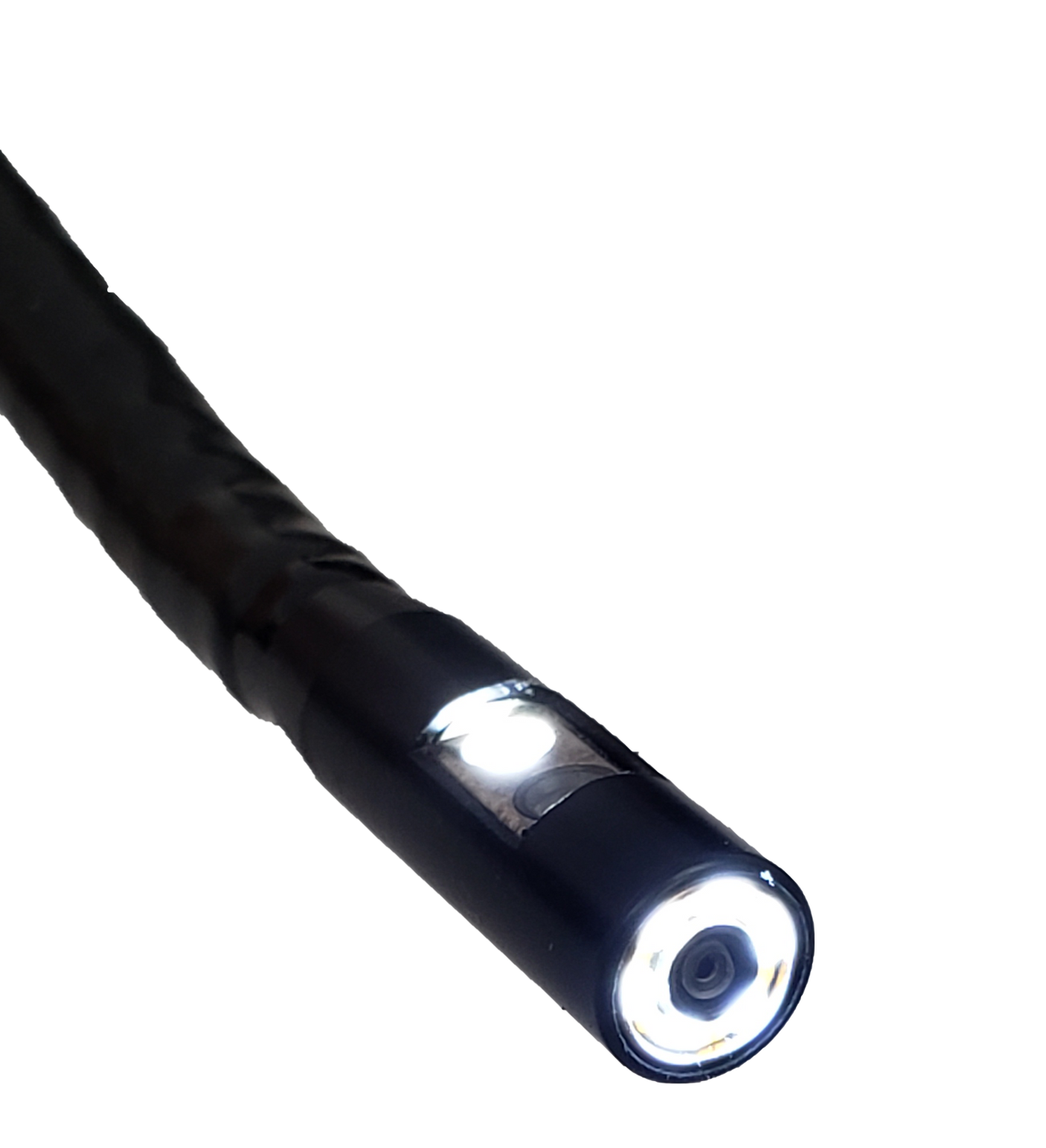 Vividia VE-4-D6915 Portable Veterinary Flexible 4-Way Articulating Video Endoscope Videoscope Borescope Inspection Camera with Replaceable Dual-Camera  6.9mm x 1.5m Long Polyethylene Probe