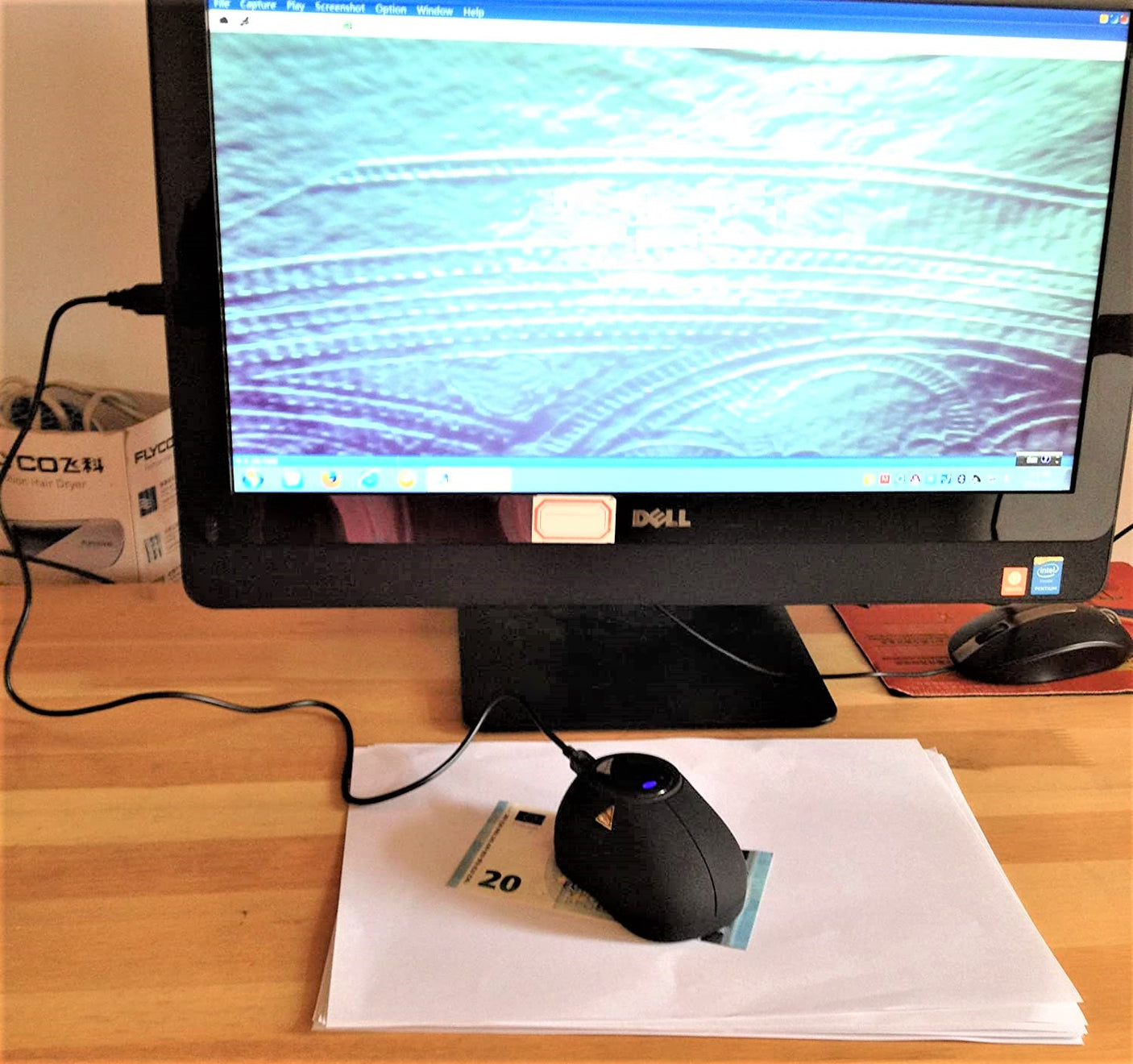 Vividia FM-120 USB Digital Forensic Document Examination Magnifier for Professional Examiners 30X -50X Magnification with White/Blue/ IR/UVA/ UVC/Laser 980nm Lighting