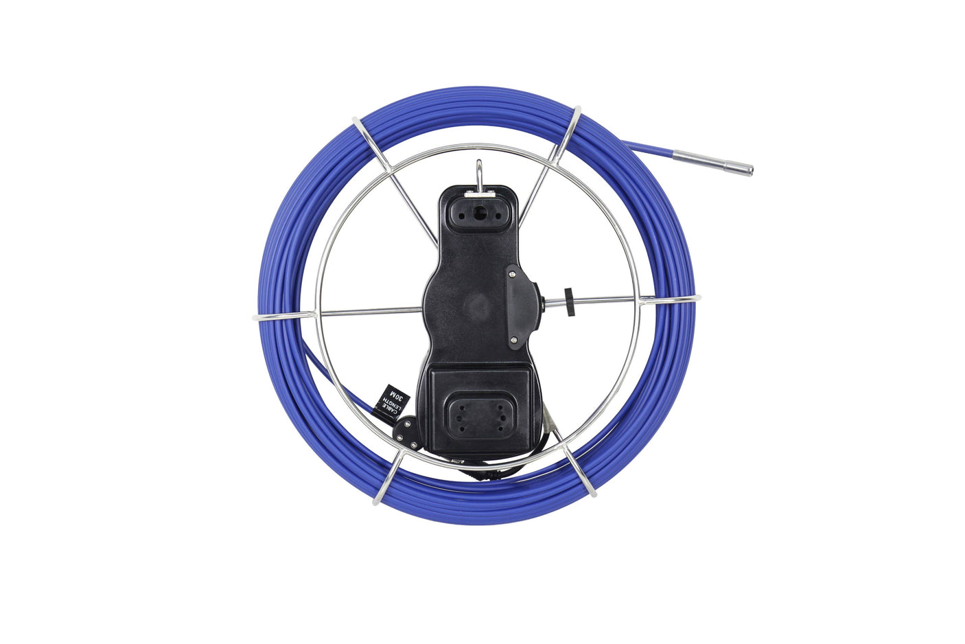 Vividia VS-10730 All-in-One Pipe Sewer Drain Tube Video Inspection Camera with 7" Portable Screen mm Diameter 30m Long Push-Rod Cable and 7mm Diameter Camera