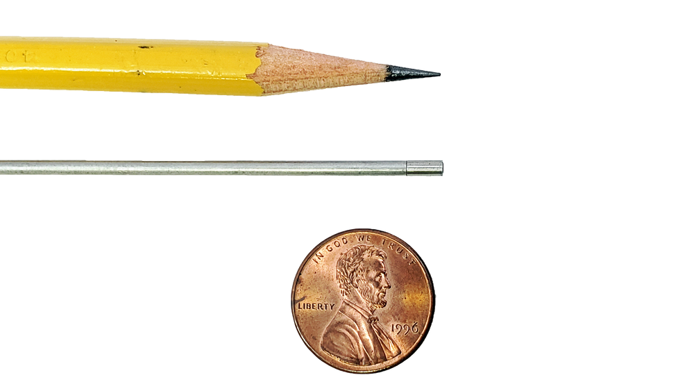 Vividia RC-215 LCD 2mm Waterproof Rigid Inspection Camera Borescope Endoscope with 3.5" Monitor and 6" Long 2mm Probe 0 Degree