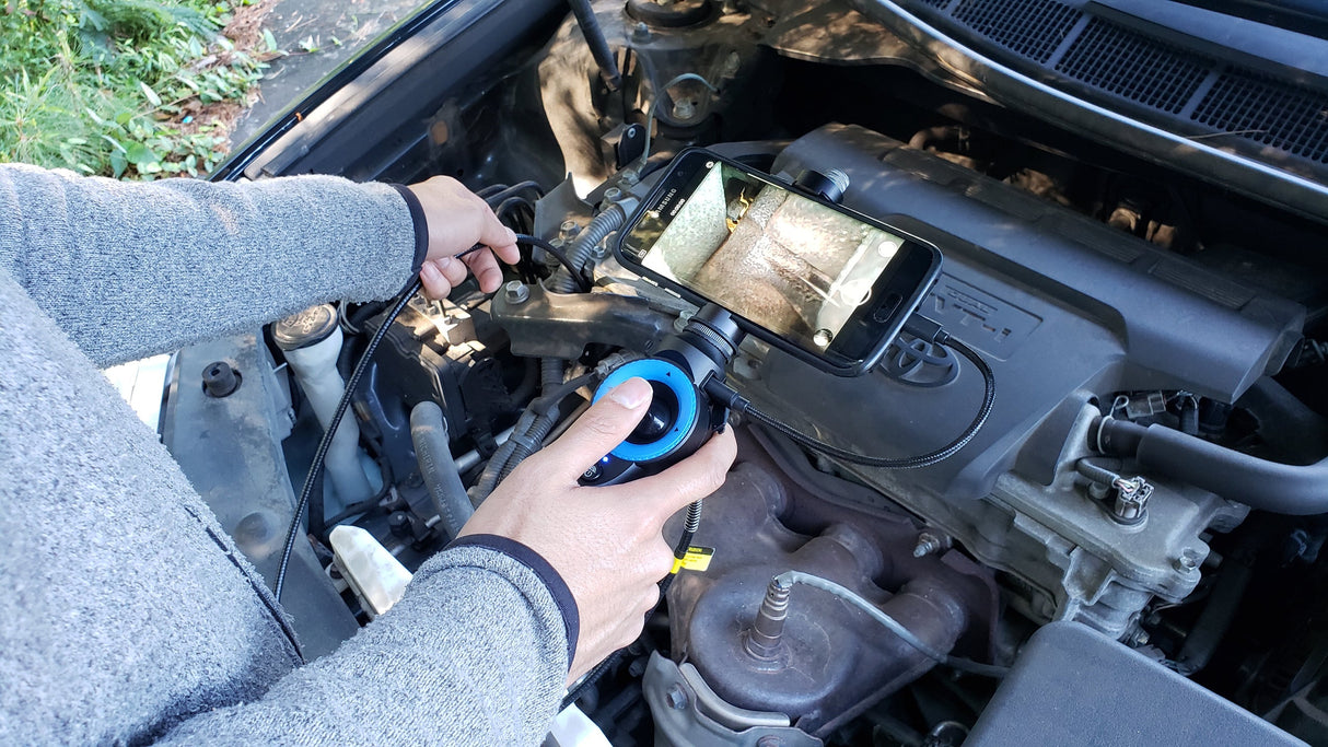 Vividia ME-610i/ME-410i 6mm 4mm Flexible Joystick Borescope for iOS Android Phones Tablets