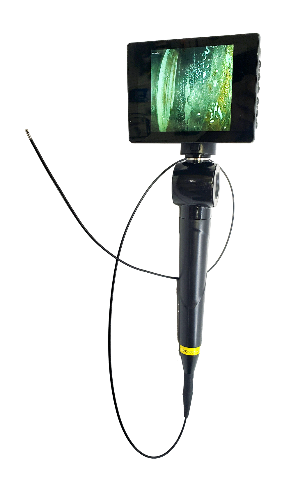 Vividia SV-0-2010S Flexible Side-View 2mm Diameter 1 Meter Long Borescope Endoscope Videoscope Inspection Camera with 5" LCD Touchscreen Monitor