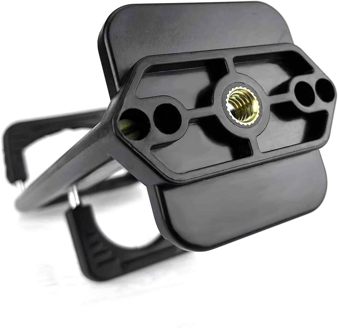 Vividia C2 Phone and Tablet Clamp Holder Mount to Tripod Monopod with Two Standard 1/4"-20 Thread Holes