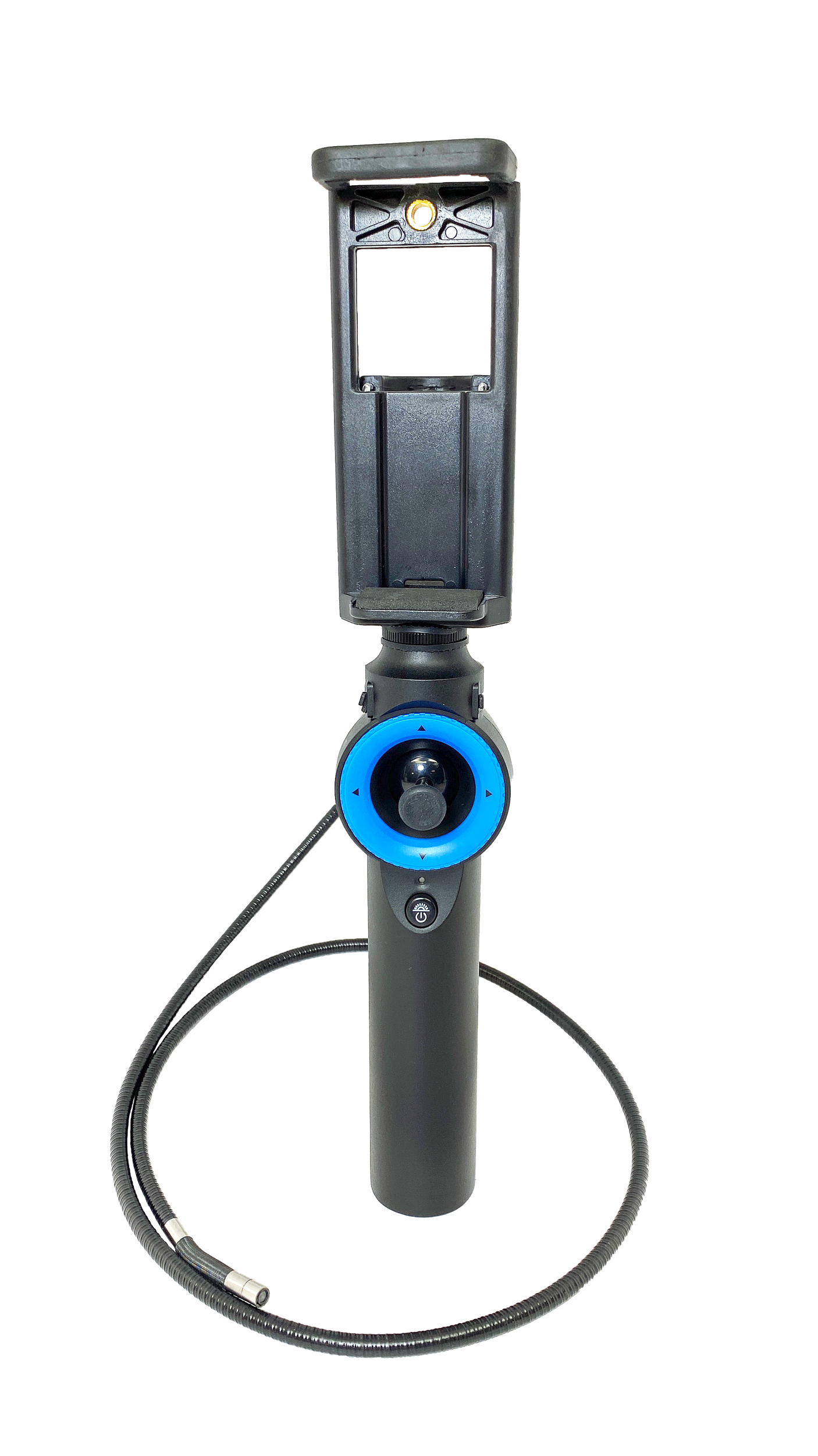 Vividia C2 Phone and Tablet Clamp Holder Mount to Tripod Monopod with Two Standard 1/4"-20 Thread Holes