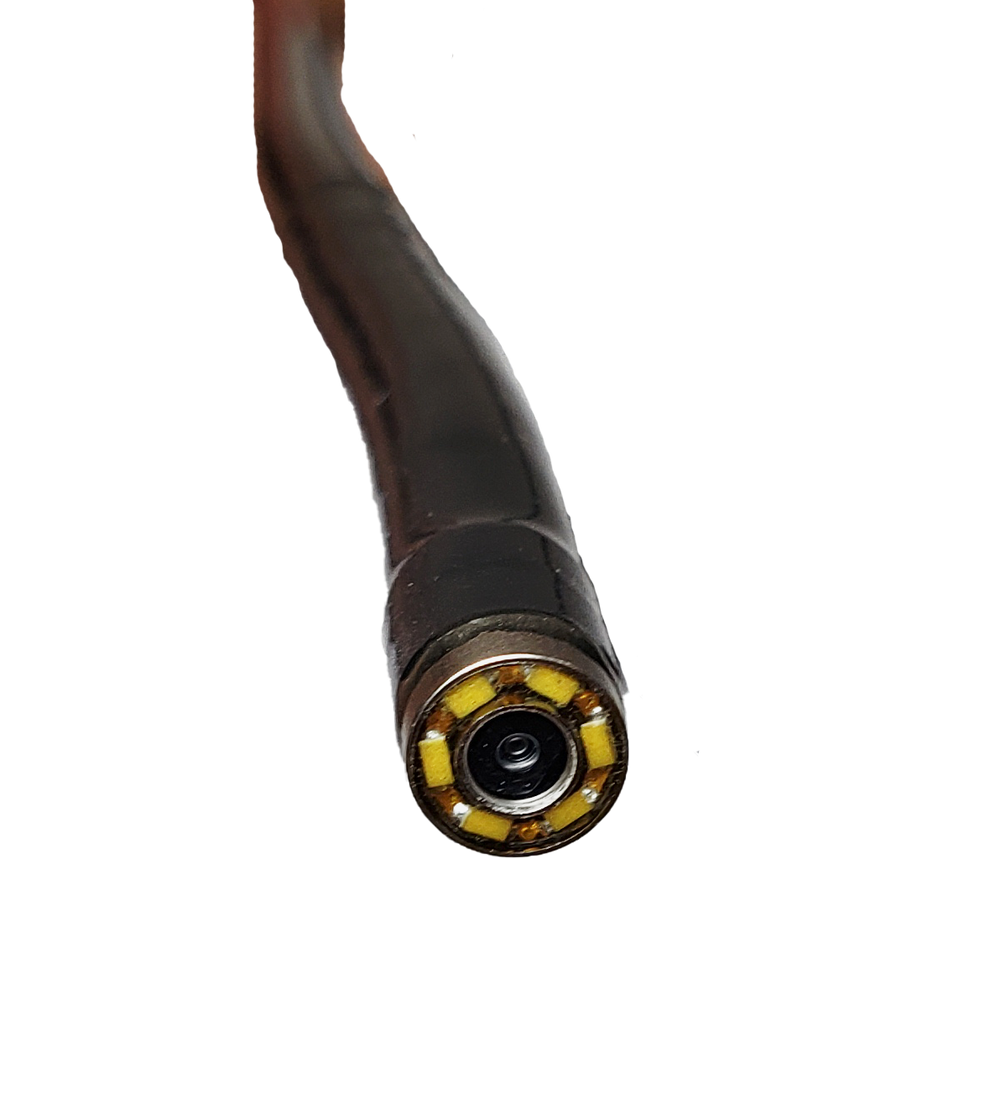Vividia VE-8150 Portable Veterinary Flexible Joystick Articulating Video Endoscope Videoscope Borescope Inspection Camera with Replaceable 8mm x 1.5m Long Polyethene Probe