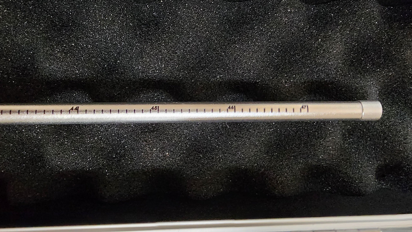 Vividia GB-7547 Rigid Manual Focus USB HD Gun Barrel Borescope 7.5mm / 0.3" Diameter 47" / 120cm Long Straight Metal Tube Probe Plus Side-View Mirrors and 1920x1080 Camera