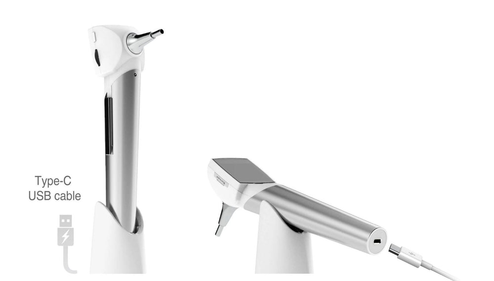 Vividia VO-101 LCD/USB/WiFi Wireless Handheld Veterinary HD Otoscope with 1.5" LCD Monitor USB Output WiFi Wireless for Android and Windows