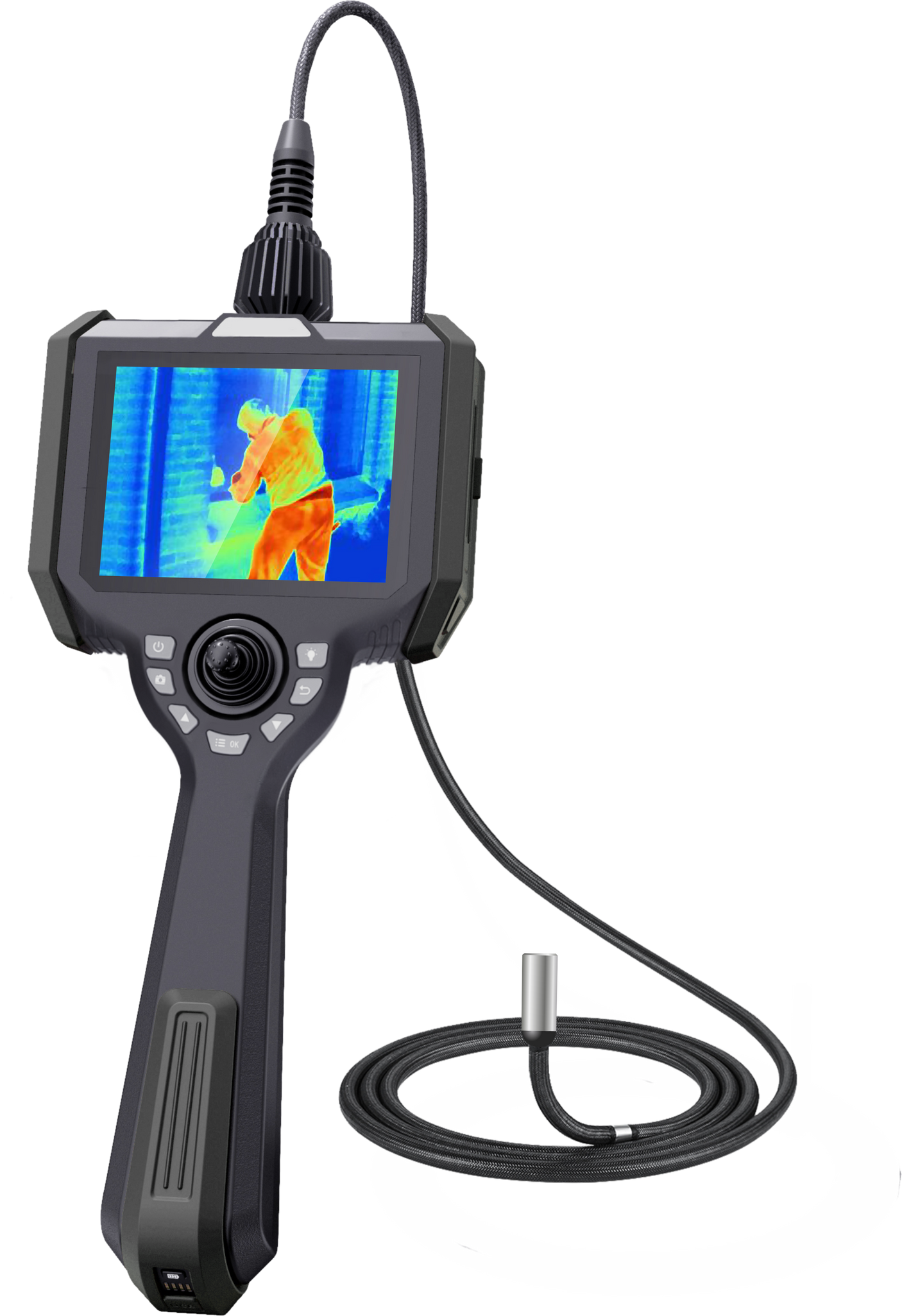 Vividia TB-K-1620 Flexible 16.5mm Joystick Thermal Borescope Camera