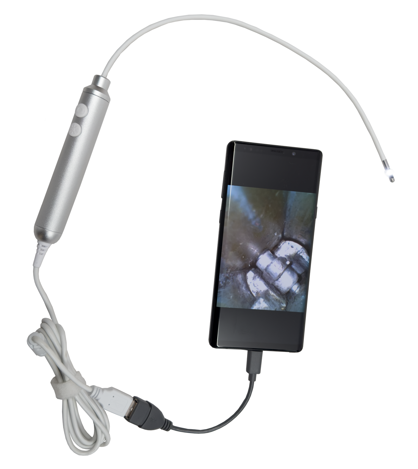 Vividia FC-3930S USB Side-View Borescope Camera 3.9mm Diameter 1280x720 Resolution