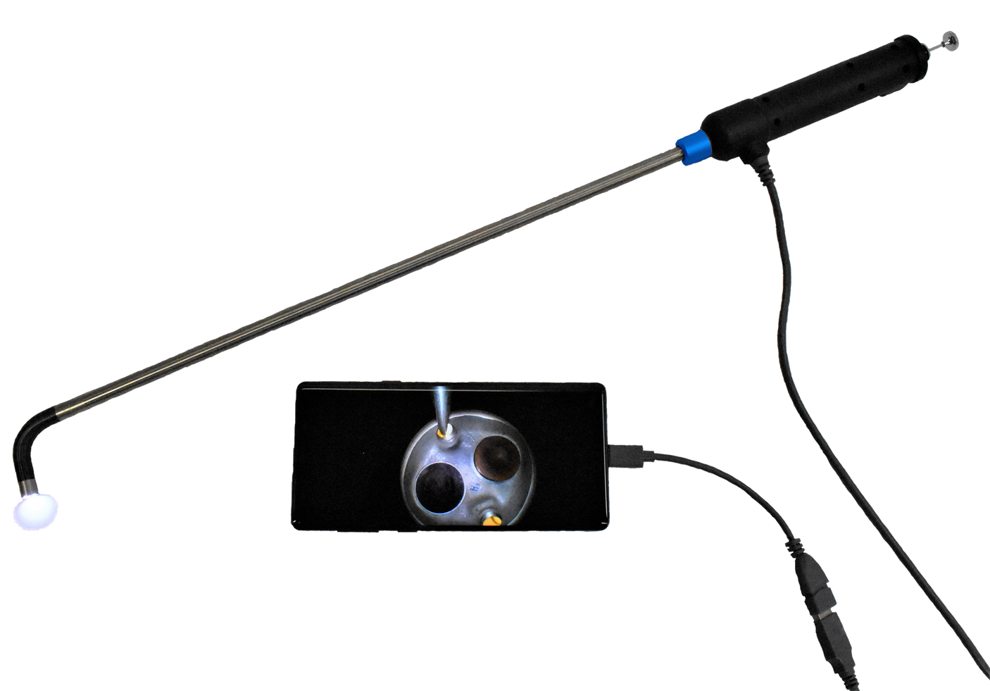 Vividia Ablescope VA-400i 8.5mm Rigid One-Way Borescope for iOS