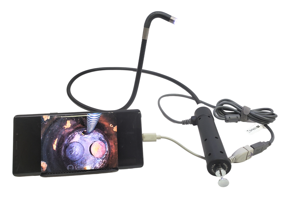 Vividia Ablescope VA-980i Semi-Rigid USB One-Way Articulating Digital Inspection Camera Borescope Videoscope