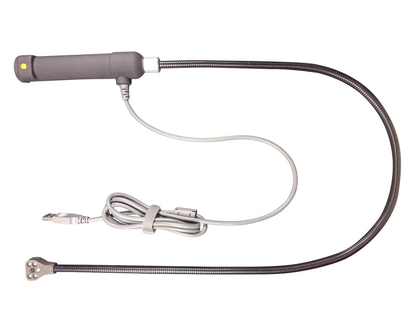 Vividia UV-100S Semi-Rigid USB UV White LED Light Inspection Camera Borescope with Side-View Camera for Windows PC Mac Android