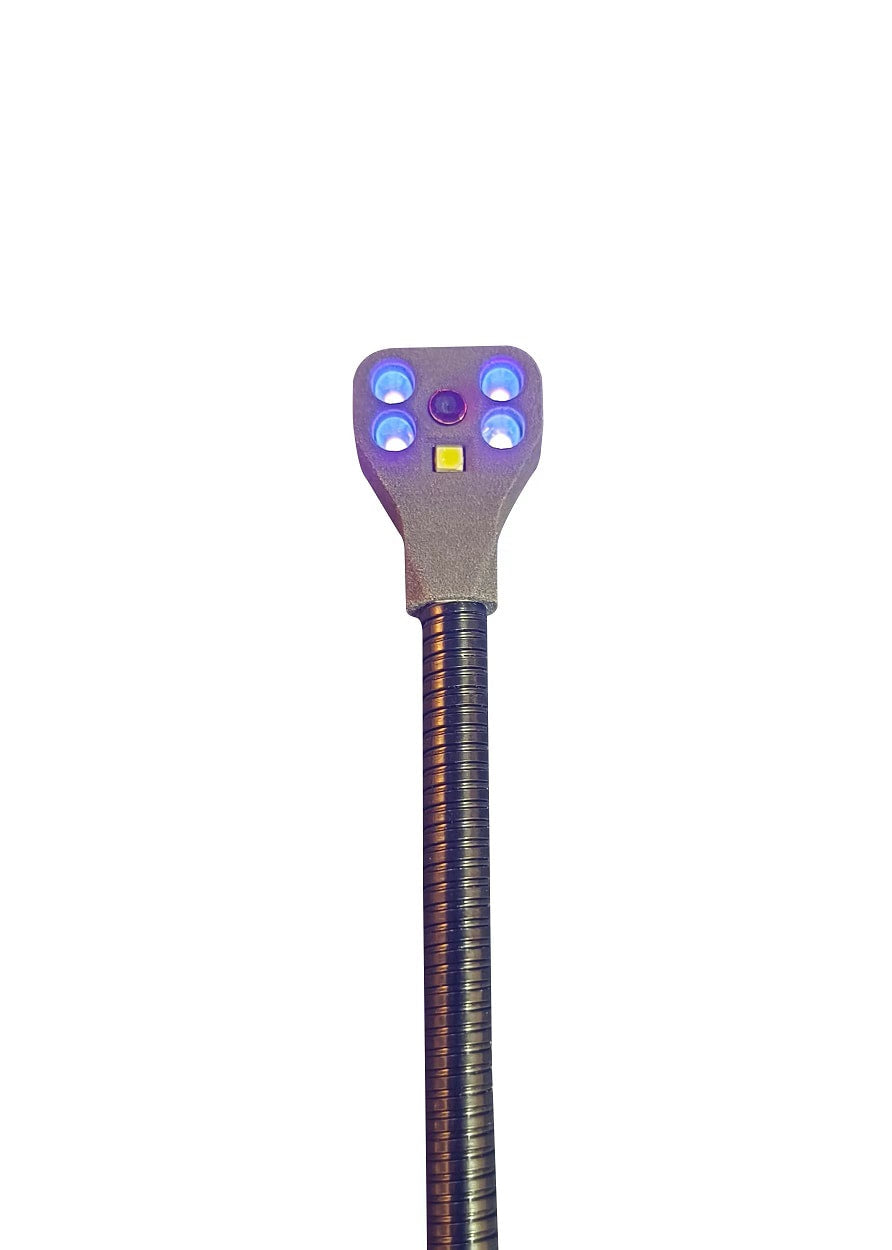 Vividia UV-100S Semi-Rigid USB UV White LED Light Inspection Camera Borescope with Side-View Camera for Windows PC Mac Android