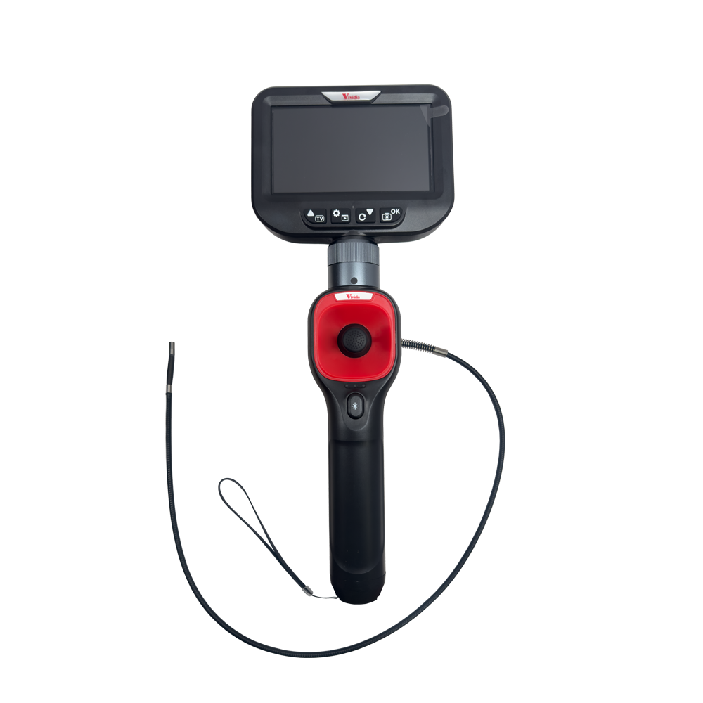 Vividia ME-610A ME-410A Flexible Joystick Articulation Video Borescope 6mm or 4mm Diameter 4.3" Monitor