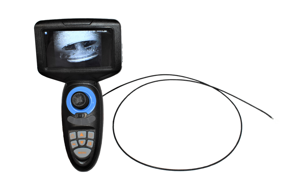 Vividia DA-3012S 3mm Flexible Joystick Articulation Side-View Borescope with 4.5" Monitor