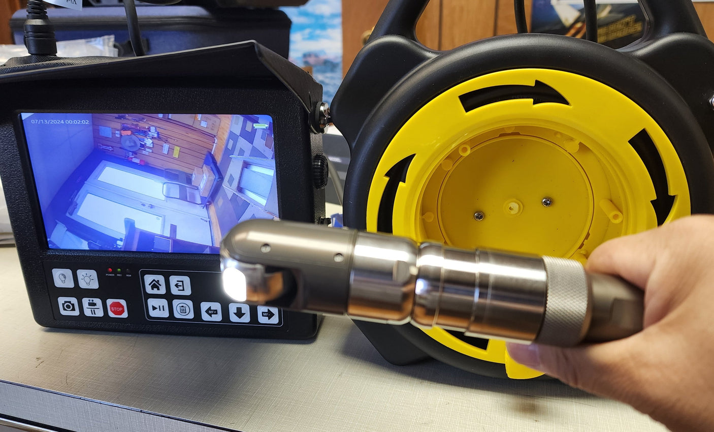 Replacement 33mm Pan Tilt Camera Head for VS-33PT50 DV8-33PT-25 Inspection Cameras