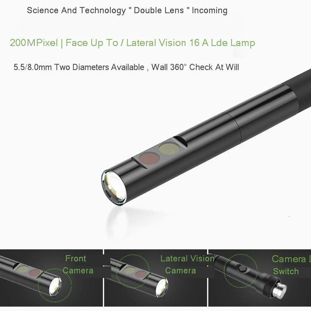 Replaceable 1m or 3m Long Probe Camera for BD-55100 and BD-55300 Dual-Camera Borescope