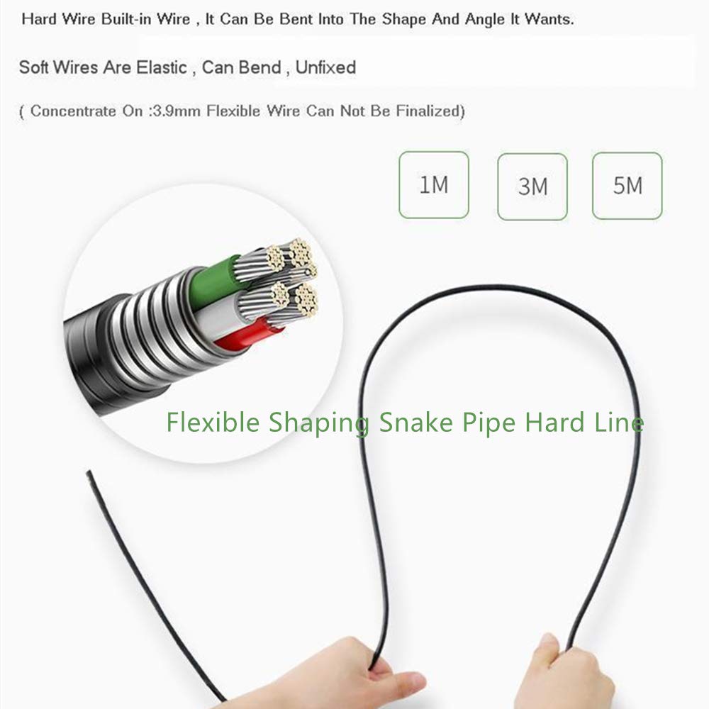 Replaceable 1m or 3m Long Probe Camera for BD-55100 and BD-55300 Dual-Camera Borescope