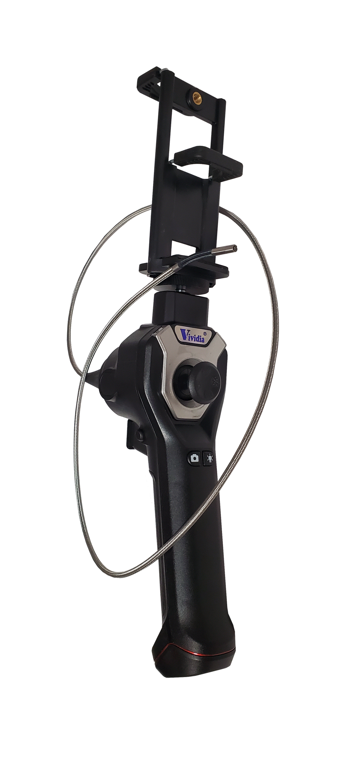 Vividia CX-4010i Flexible Joystick Articulating 1280x720 HD USB Inspection Camera Borescope Videoscope with 4mm (0.16") Diameter 1m Long for iPhone iPad and Android Devices