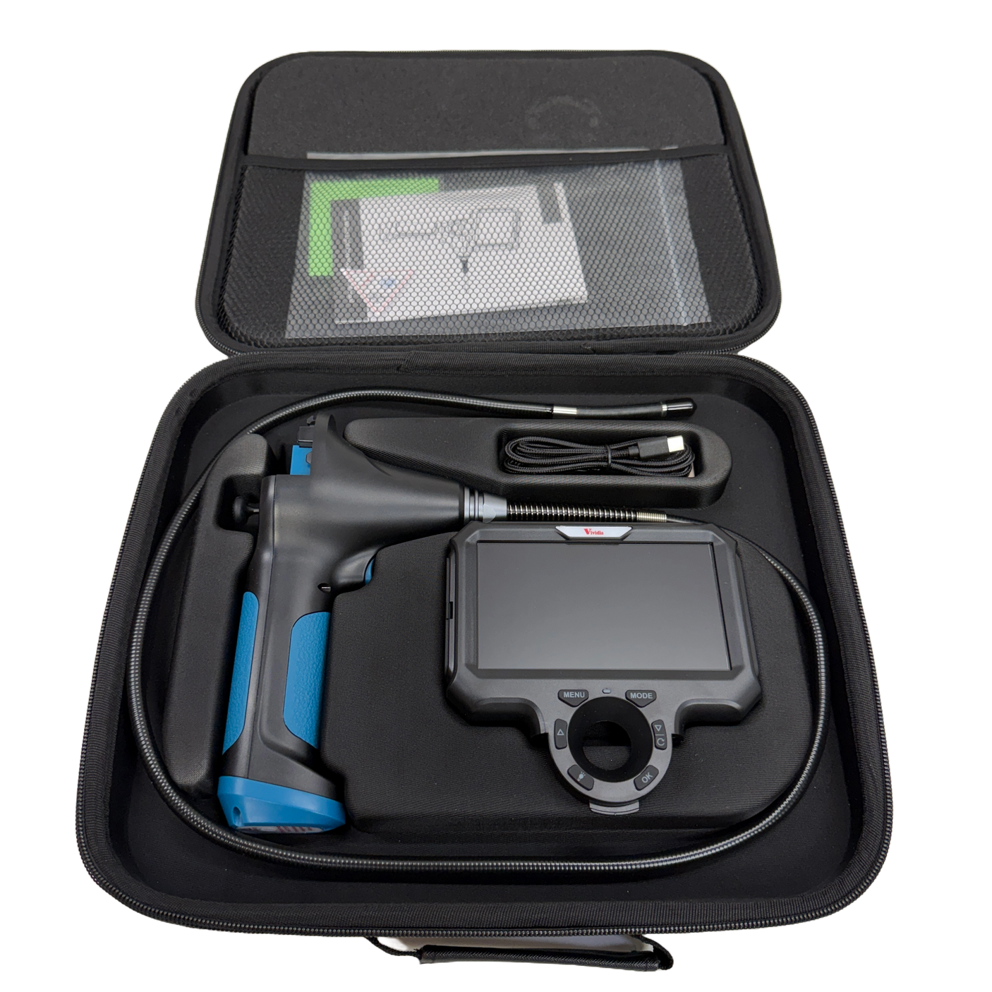 Vividia UV-J-8510 Joystick Articulation UV Video Borescope 8.5mm Diameter White & UV Lights