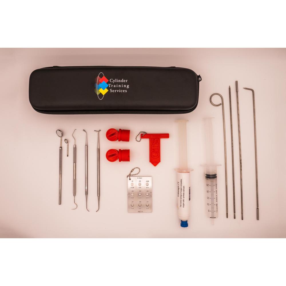 CTS Cylindex High Pressure Gas Cylinder Deluxe Oxygen O2 Inspection Tools Kit