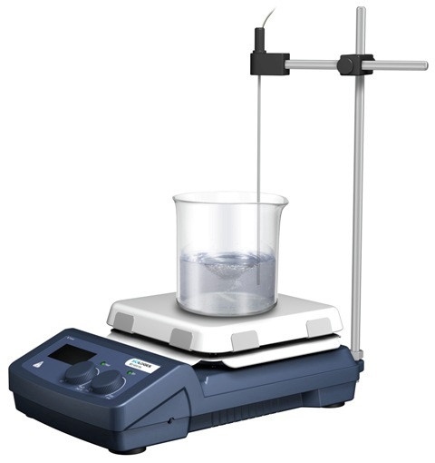 SCILOGEX MS7-H550-Pro 7x7 LCD Digital Hotplate Magnetic Stirrer with  Temperature Control Package Including Corrosive Chemical Resistant  Temperature