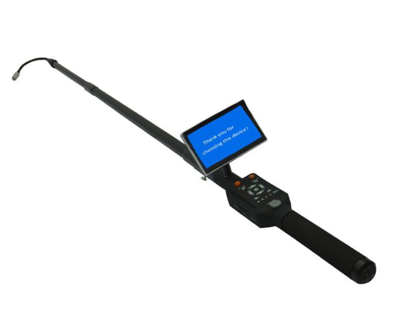 5m telescopic pole inspection camera with 5 LCD monitor with