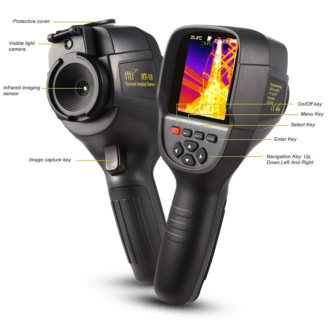 New Up 3.2" Color Display Handheld Infrared Thermal Imaging Inspection Camera 