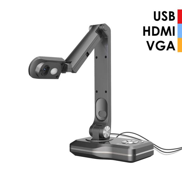Office Document Camera for PC Web Conferencing Remote Teaching Distance Learning High Definition 8MP USB Scanner Compatible for Live Demo 