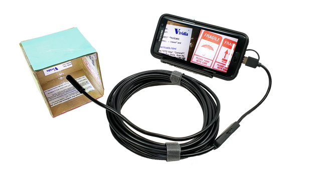 Vividia W1149 Wireless Dual-Camera Borescope Inspection Camera 4.9mm Diameter