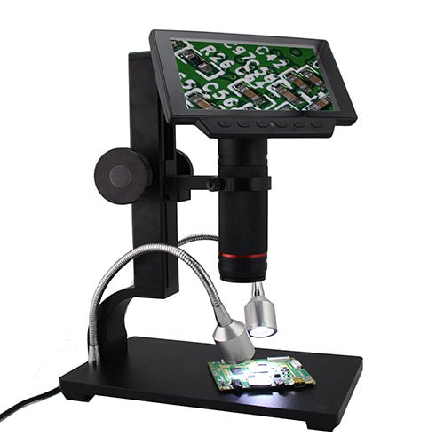 LCD digital microscopes for PCB inspection, field observation, printing ...
