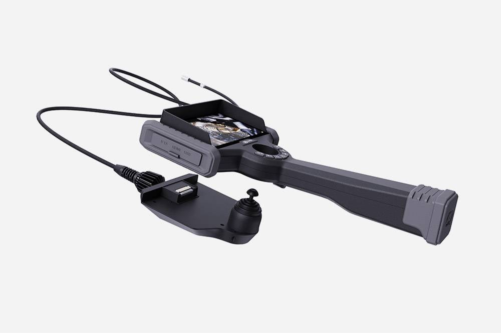 Vividia VP-2830S Flexible 2.8mm / 0.079" Diameter 3 Meter / 10ft Long Joystick Articulaiton Video Borescope Videoscope Inspection Side-View Camera with 6" Touchscreen LCD Monitor