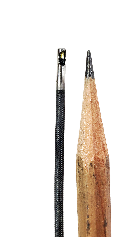 Vividia NP-0 Series Side-View 1.1mm to 2.8mm Flexible Small Diameter Video Borescope 5" Monitor Optical Fiber Lighting