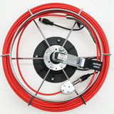 Vividia VS-719A All-in-One Pipe Sewer Drain Tube Video Inspection Camera 7" Screen 4.8mm Diameter 40m Long Push-Rod Cable and 14mm Diameter Camera 512Hz Sonde