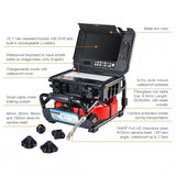 Vividia VS-759 Rainproof Drain Sewer Pipe Inspection Camera Systems with 40m/130ft Cable 10" Monitor