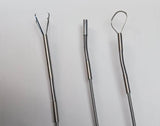 Vividia PK-03 Deluxe Mechanics Slim Grabber Retrieval Pickup Tools Kit Bundle: Magnet, 4-Claw Grabber and Snare