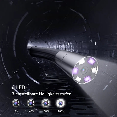 Vividia UV-J-8510 Joystick Articulation UV Video Borescope 8.5mm Diameter White & UV Lights