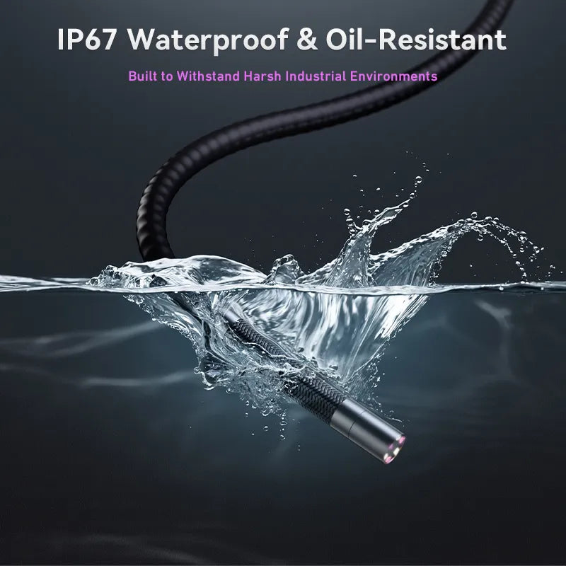 Vividia UV-J-8510 Joystick Articulation UV Video Borescope 8.5mm Diameter White & UV Lights