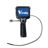 Vividia CF-7510HT Flexible High Temperature Joystick Articulating Inspection Camera Borescope Videoscope with 7.5mm (0.295") Diameter 1.0m Long Waterproof Probe and Air Cooling Channe