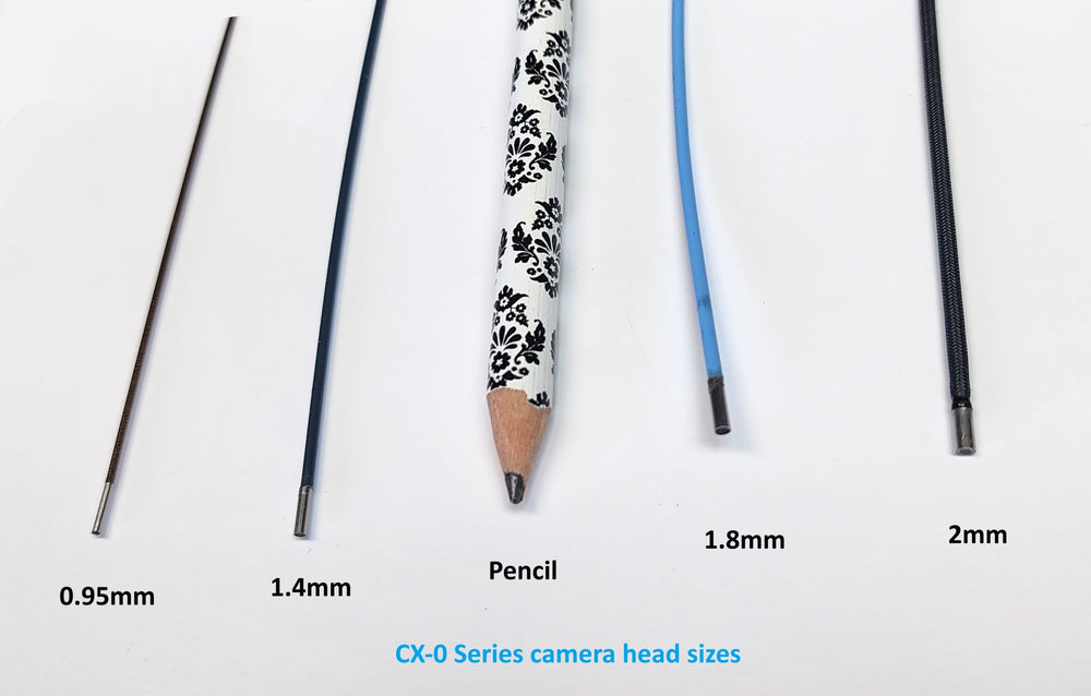 Vividia CX-0 Series 0.95mm to 3.8mm Flexible Small Diameter Borescope Videoscope Non-Articulation Industrial Endoscope