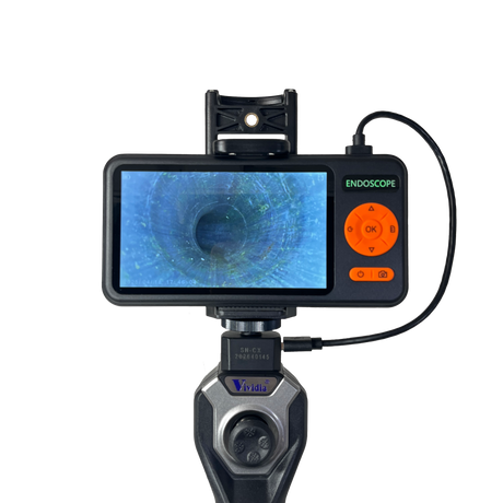 Vividia CX-4010M 4mm Flexible Joystick 5" Monitor Borescope